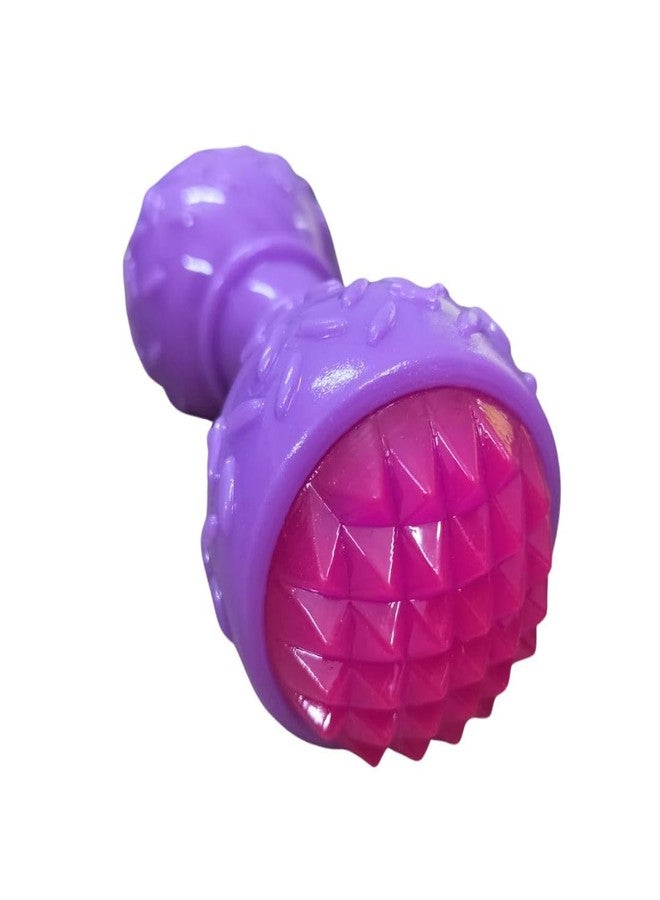 PET FUN TPR LED Dumble Toy for Dogs - Interactive Light-Up & Squeaky Chew Toy for Dog & Cats - Image 5
